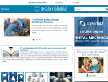 Tablet Screenshot of mecanicaindustrial.com.br